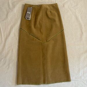 Women’s XX by MEXX  faux suede camel midcalf skirt.